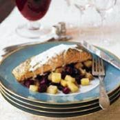 RSTD SALMON, BEETS & POTS w/HRADISH CREAM